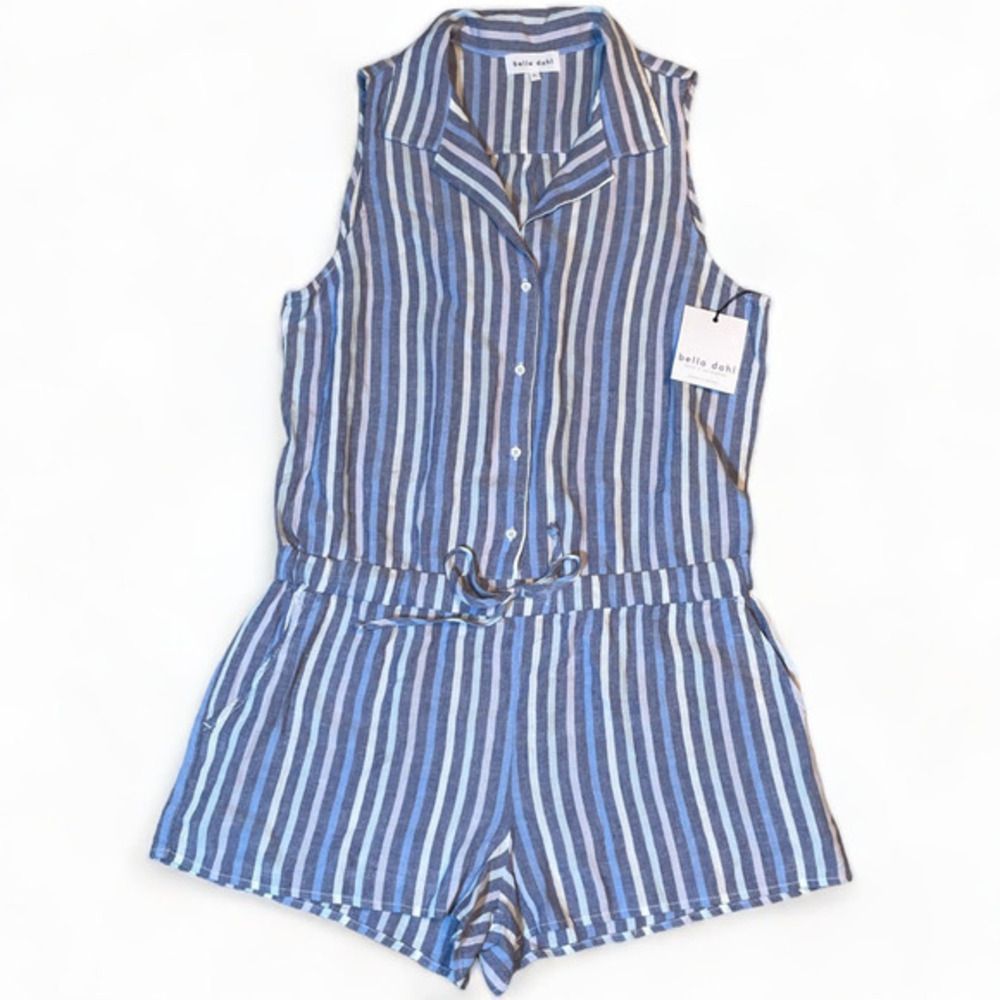 Bella Dahl Sleeveless Easy Romper Size Large NWT - Picture 2 of 7
